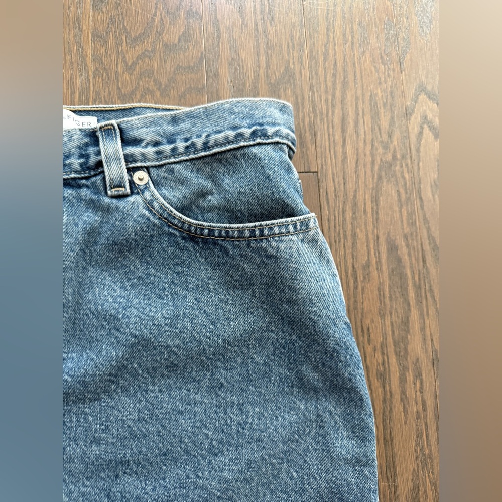EXC 90's Vintage Tommy Hilfiger Spell Jean Denim Mini Skirt Size 8 Y2K - Picture 7 of 16